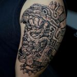 best aztec shoulder tattoos