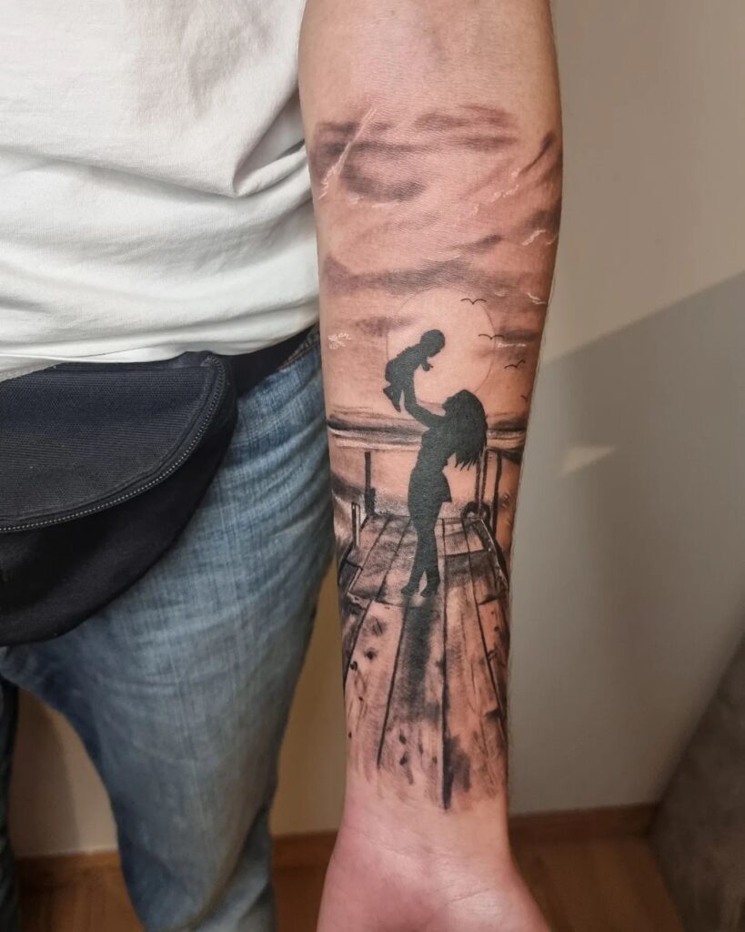 Mother-Son Tattoo