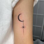Moon And Star Tattoo