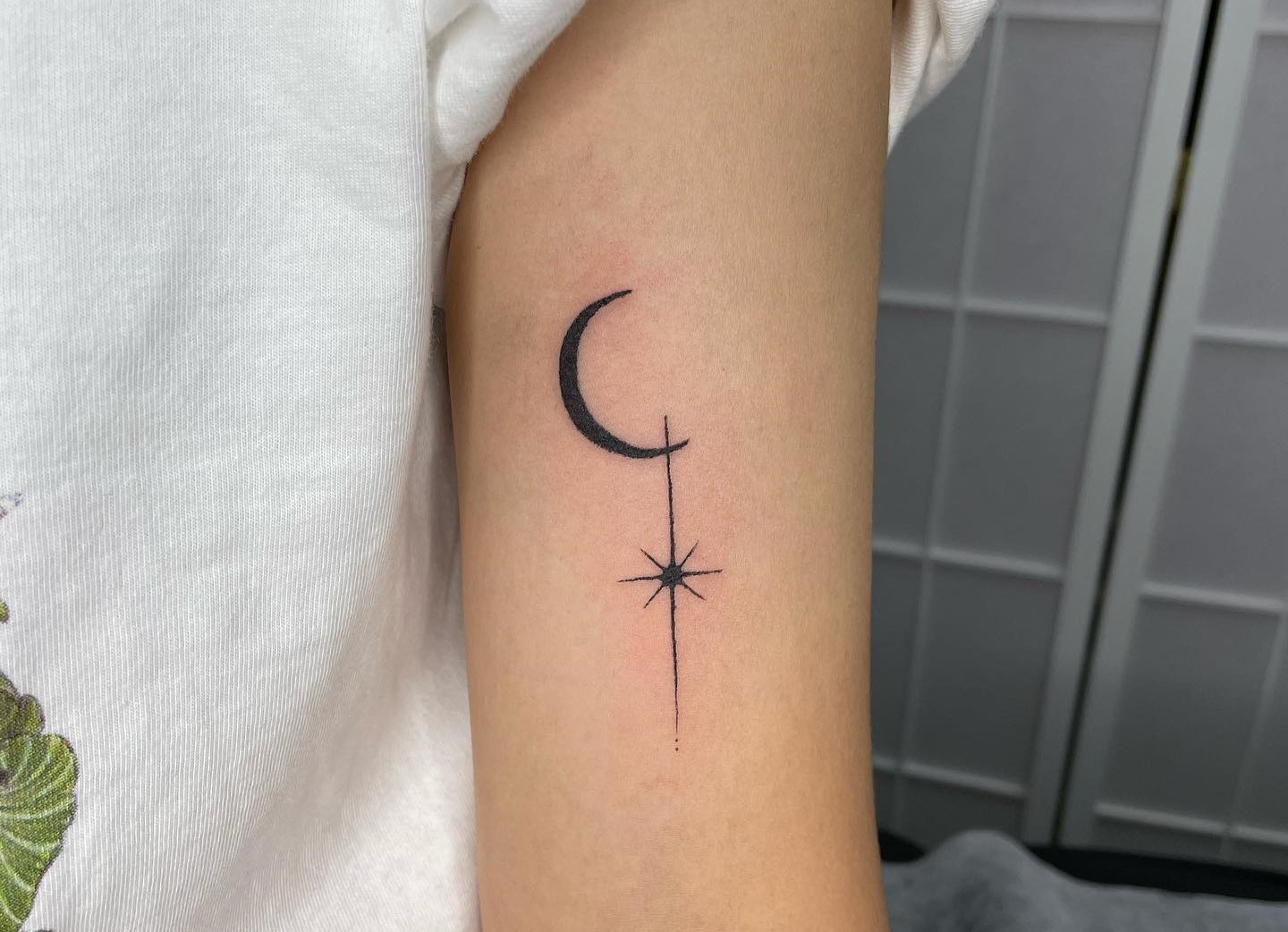 Buy Crescent Moon Stars Temporary Tattoo Online in India  Etsy