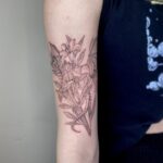 Feminine Dragon Tattoo