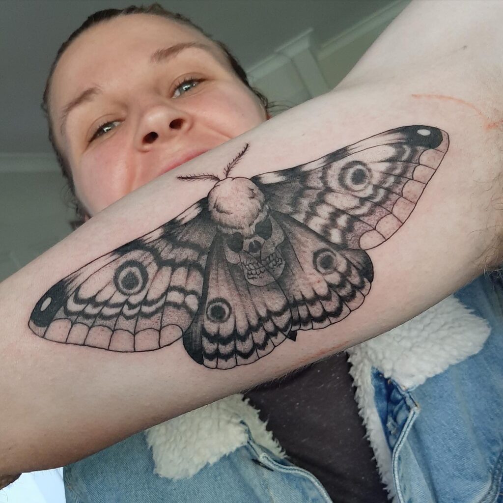 Death Moth Tattoo