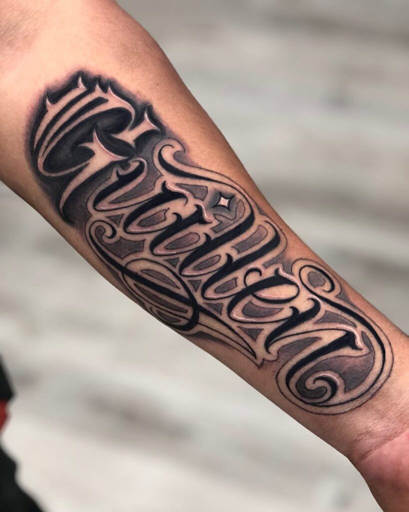 Last Name Tattoo