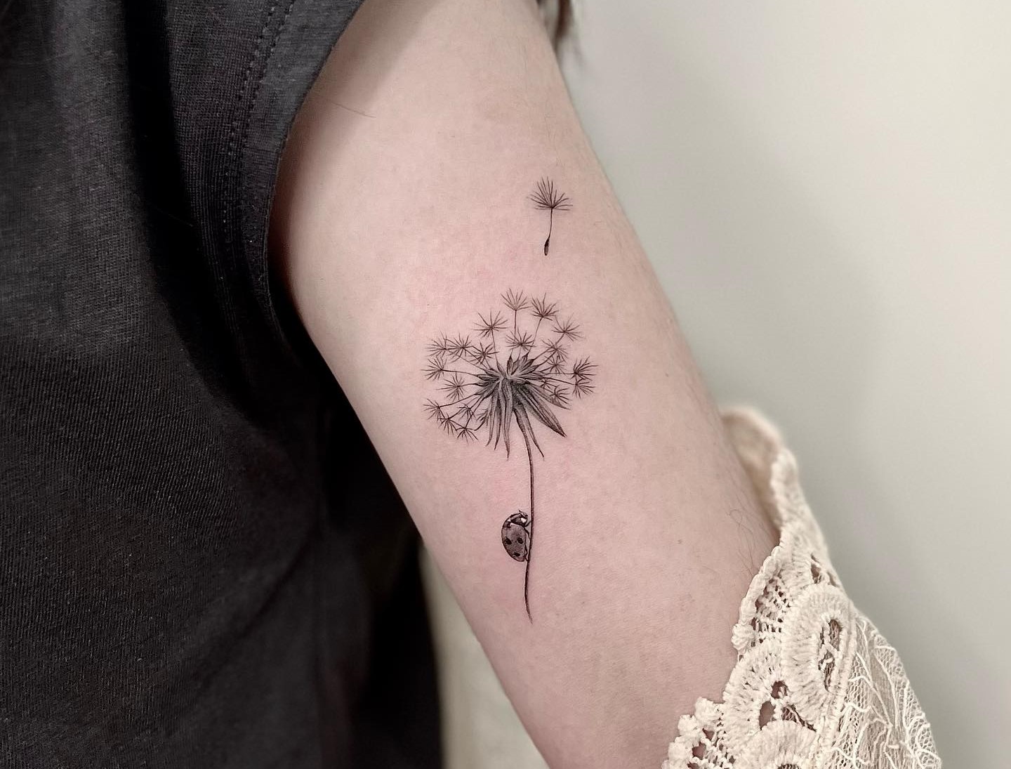 Dandelion Seed Couple Temporary Tattoo set of 3 - Etsy