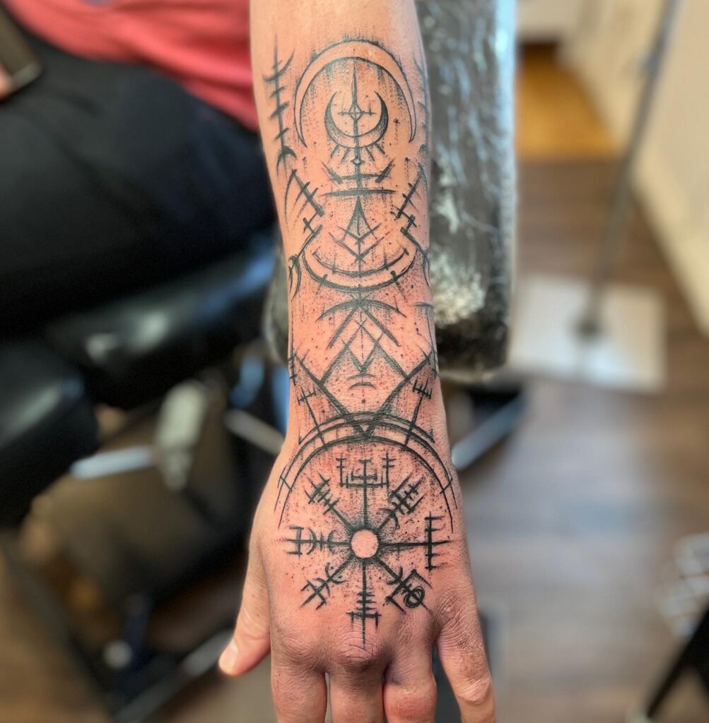 Vikings Runes Tattoo