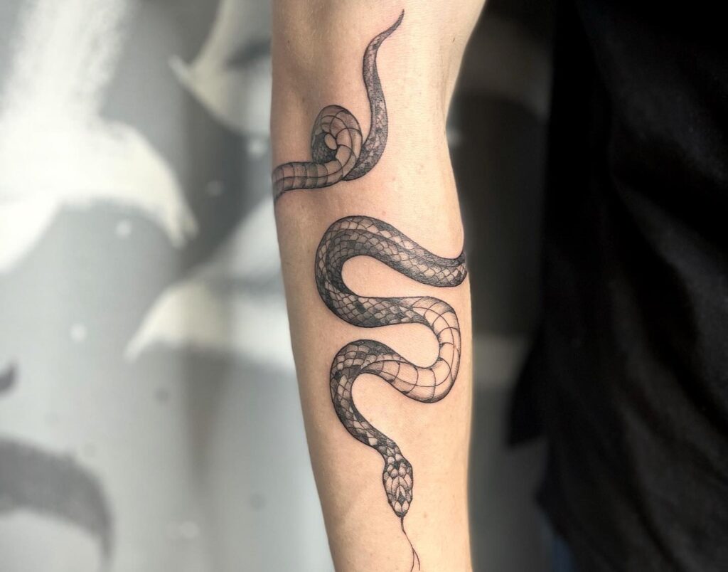 Snake Arm Tattoos