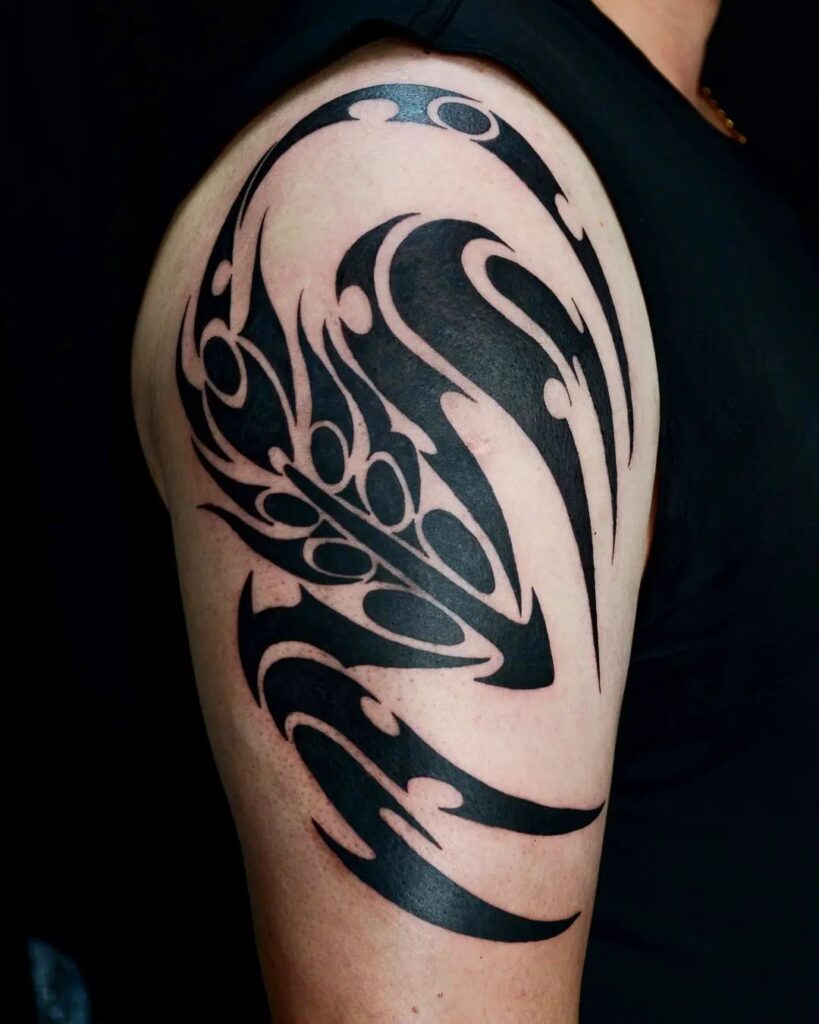 Simple Tribal Tattoo Arm