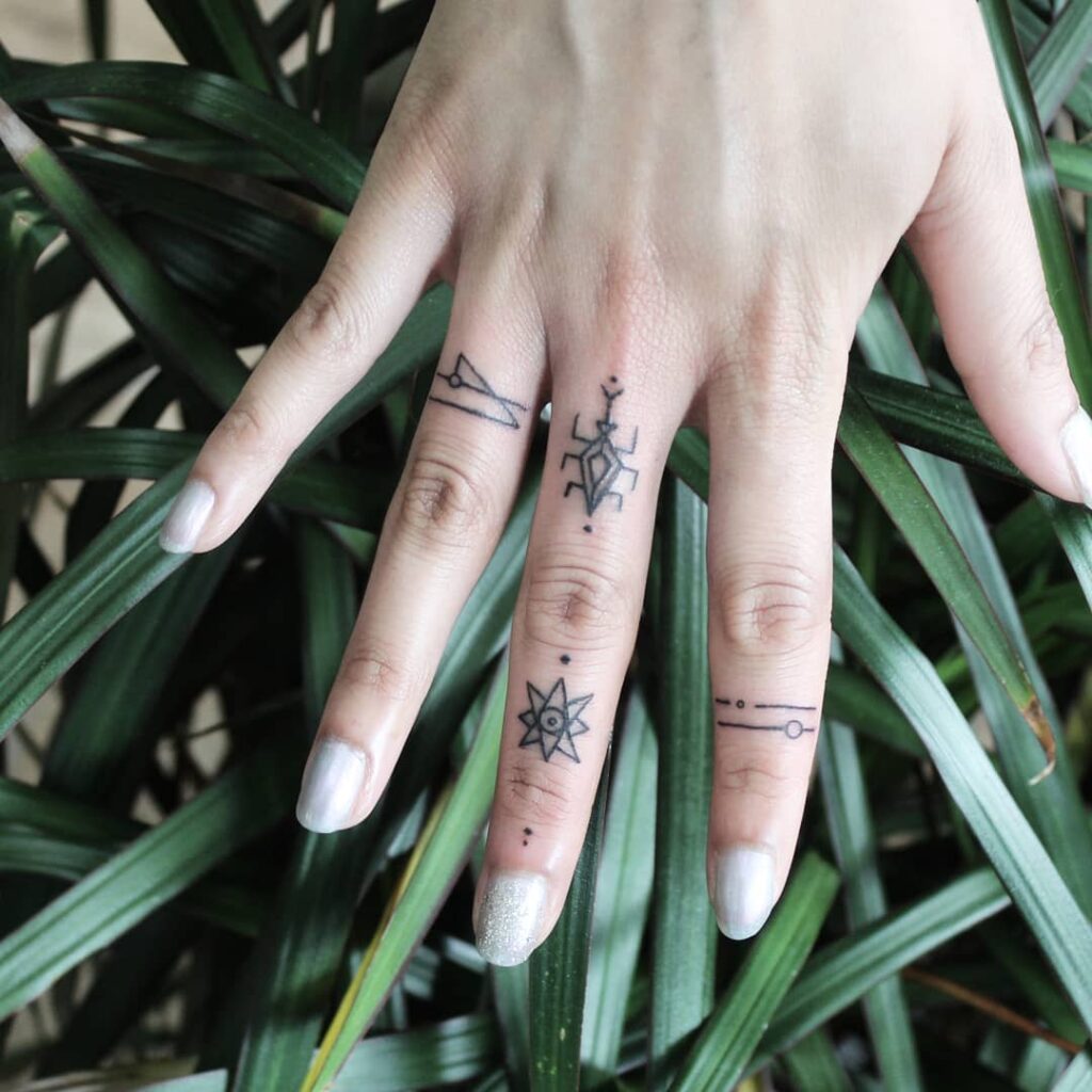 Simple Hand Tattoo