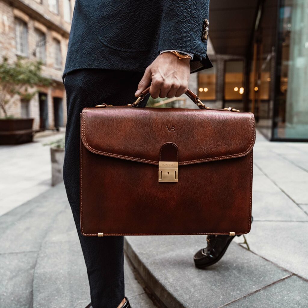 No.1 Leather Briefcase from Von Baer Outsons