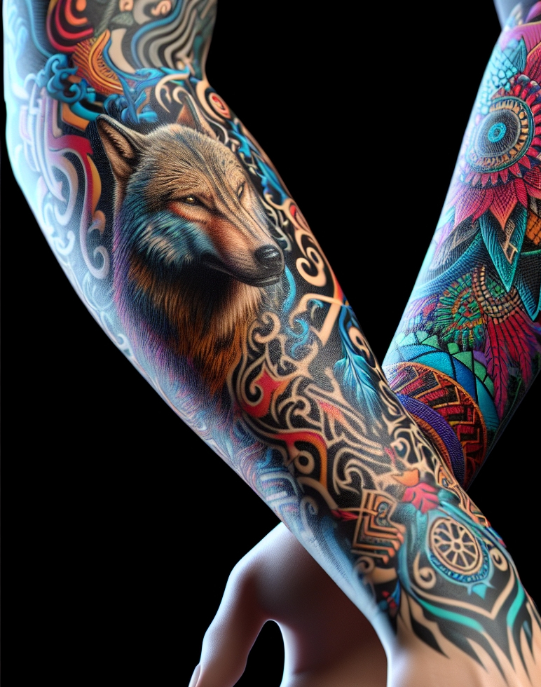 Wild Spirit: The Tribal Wolf Tattoo